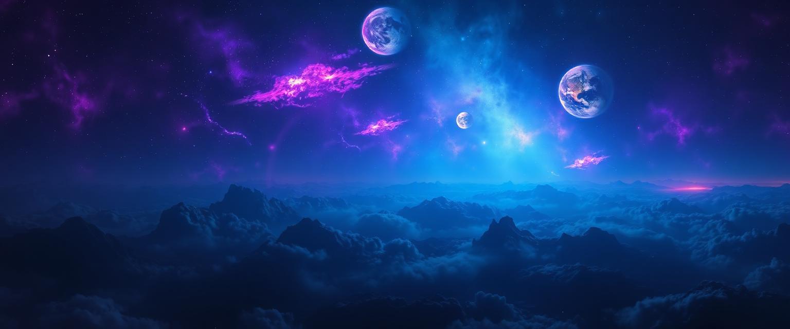 A sweeping fantasy world vista